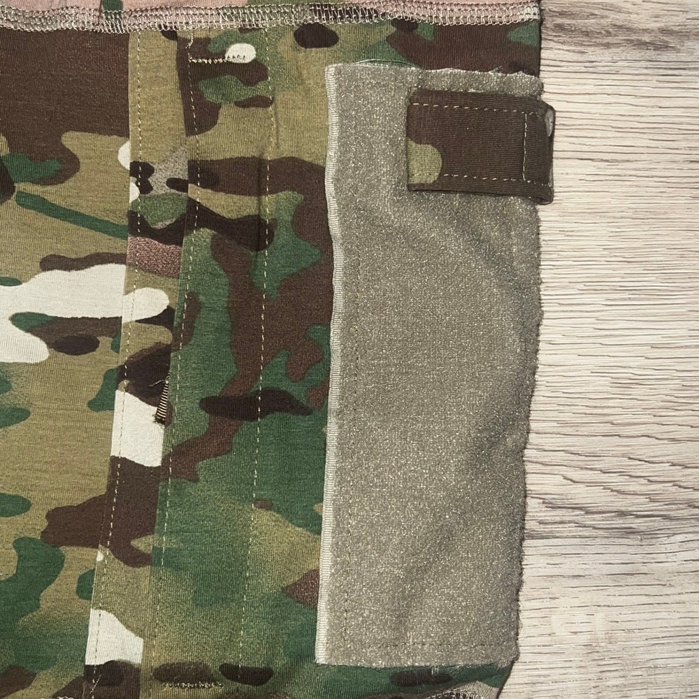 Mens Large Army Combat Shirt Long Sleeve Multicam Mesh Shirt Flame Resistant - Picture 8 of 10